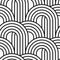 Monochrome Arching Wallpaper