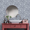 Arching Bathroom Wallpaper