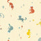 Cosmic Cats Wallpaper in Sunset Shades on Lemon Sorbet