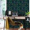 Woodland Wallpaper in Green