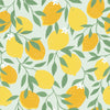 Freshly Squeezed Wallpaper in Lemon Yellow on Elderflower