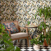 Honolulu Wallpaper in Earthy Greens on Gluten Free