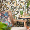 Honolulu Wallpaper in Earthy Greens on Gluten Free