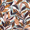 Green and Peach Tropical Wallpaper