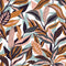 Green and Peach Tropical Wallpaper