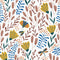 Delicate Scandi Floral Wallpaper