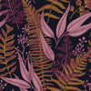 Welcome To The Jungle Wallpaper in Navy, Gold and Pink