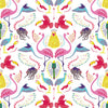 Madagascar Wallpaper in White and Brights