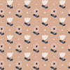 Vintage Floral Wallpaper in Peach