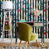 Secret Garden Wallpaper in Liquorish with Brights