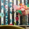 Secret Garden Wallpaper in Liquorish with Brights