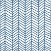 Blue Scandinavian Line Art Wallpaper