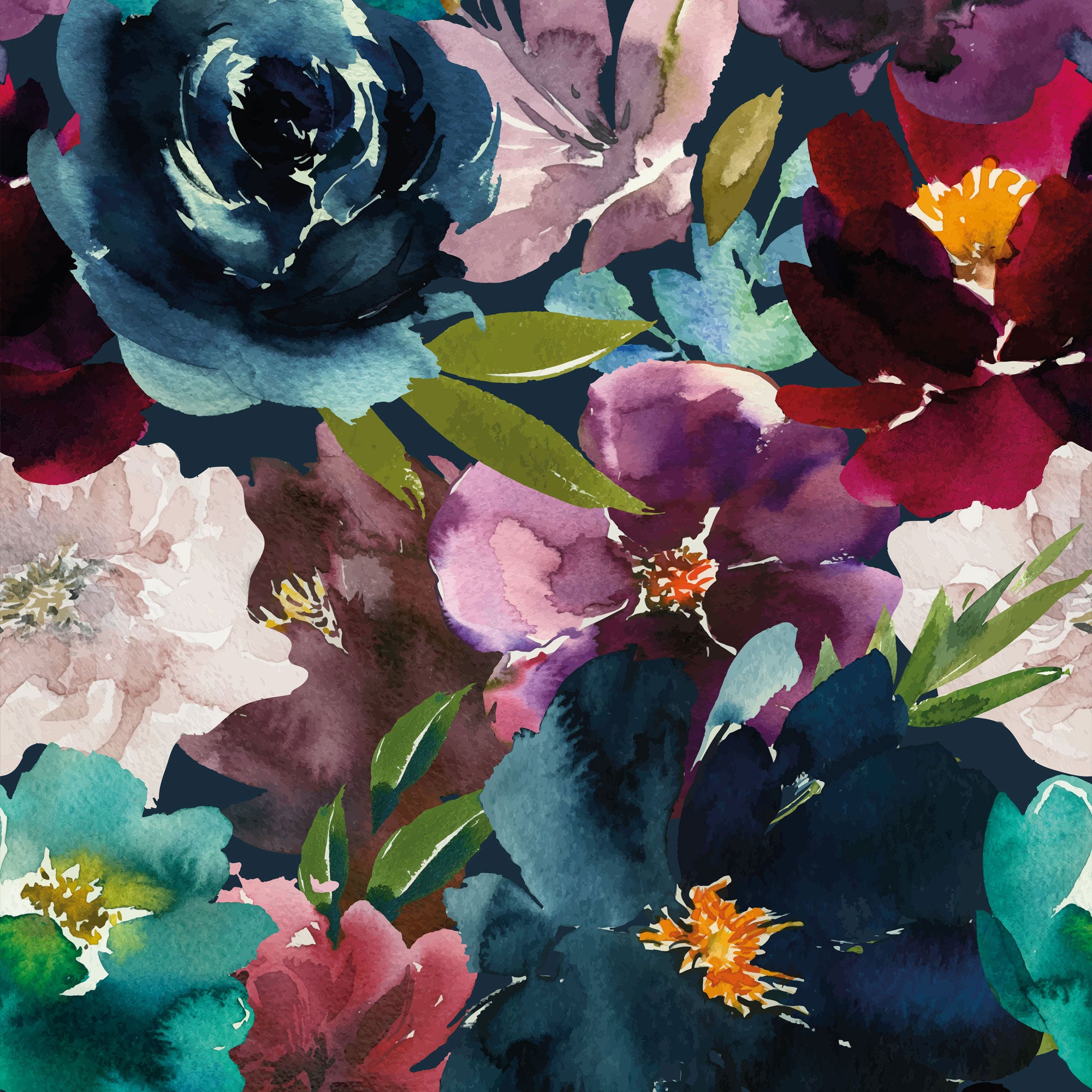 Floral Watercolour Wallpaper