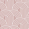 Pale Pink Arching Wallpaper