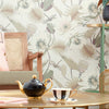 Dance of the Dragonfly Wallpaper in Cream, Sage and Pastel Pink