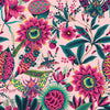 Pandora Wallpaper in Fuschia, Jade and Lime