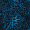 Lady Leopard Wallpaper in Dark Cobalt Blue