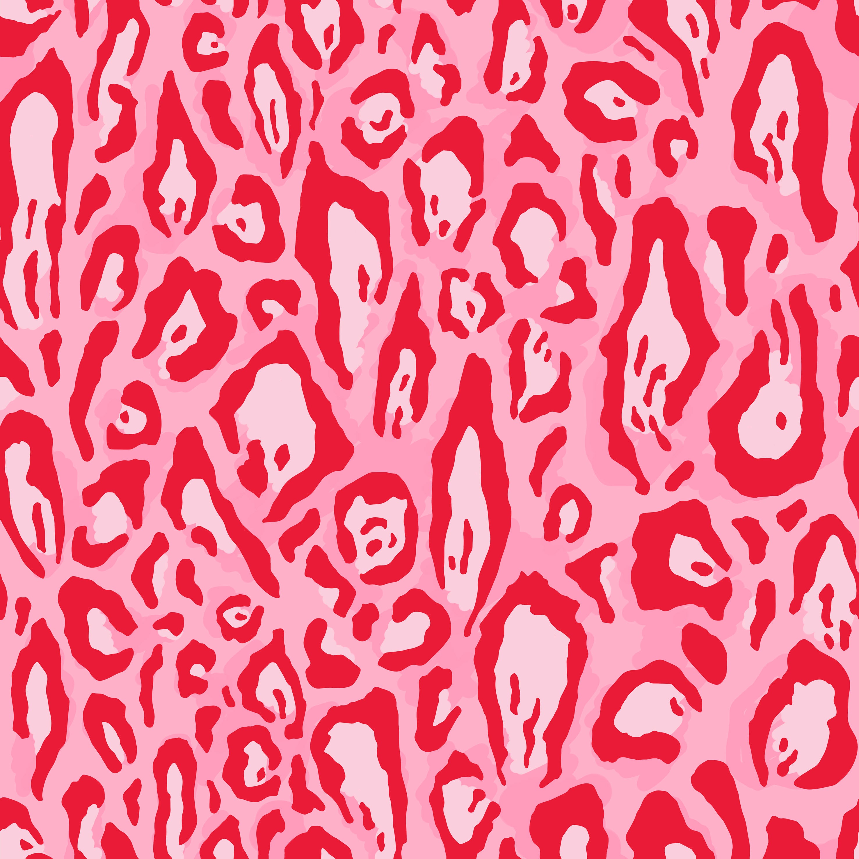 Pink leopard print wallpaper