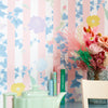 Secret Garden Wallpaper in Bubblegum with Pastels