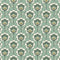 Happy Glamper Wallpaper in Sage, Elderflower and Vintage Cream