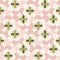 Day Dreamer Wallpaper in Vintage Pink and Olive on Gluten Free