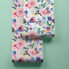 2 Rolls Of Floral Wallpaper