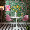 Mad for Matisse Wallpaper in Green and Pink