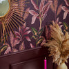 Paradiso Wallpaper in Viva Magenta