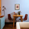 Picnic in the Park Wallpaper in Blueberry