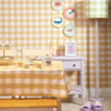 Picnic in the Park Wallpaper in Lemon Bonbon