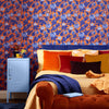 Pumpkin Squash wallpaper in Pumpkin Spice Orange and Indigo