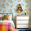 Space Race Wallpaper in The Running Fox and Soul Surfer on Powder Blue