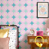 Starstruck Wallpaper in Candy Floss and Mint Milkshake