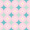 Starstruck Wallpaper in Candy Floss and Mint Milkshake