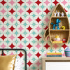 Starstruck Wallpaper in Powder Puff, Poison Apple and Mint Milkshake