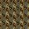 The Hippie Shake Wallpaper in Walnut and Teal on Wasabi