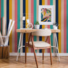 Retro Striped Wallpaper